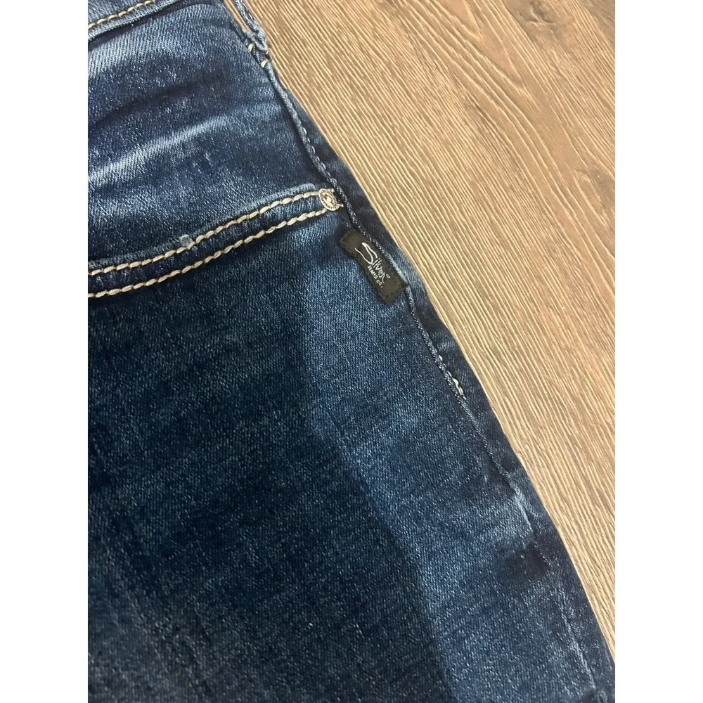 Silver Jeans Co Boyfriend Dark Wash Denim Jeans W33‎ L29